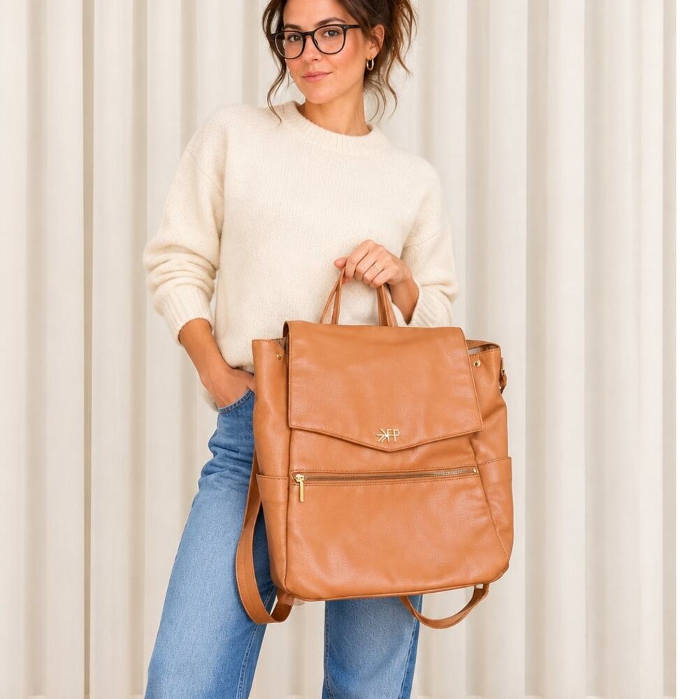 Freshly Picked Butterscotch Classic Diaper Bag II Backpack